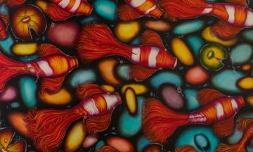 Выставка «Два мира в лабиринтах ярких красок»