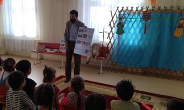 Музей побывал в гостях у маленьких друзей