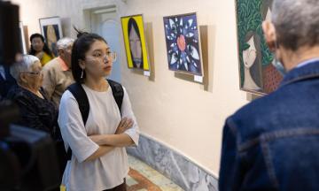 В музее прошло открытие выставки Марины Бадмаевой