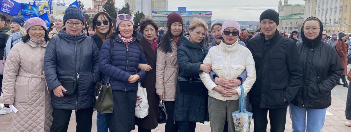 Сотрудники Национального музея Бурятии поддержали митинг-концерт «Za мир без нацизма»