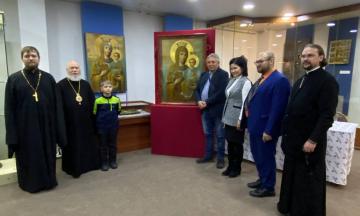 Пресс- конференция в связи с написанием нового списка с образа Божией Матери