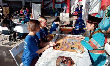 В день Сагаалгана музей провел мастер-классы и игры в ФСК