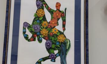 Учащиеся Сотниковской школы к юбилею «Любимой Бурятии» открыли художественную выставку в музее