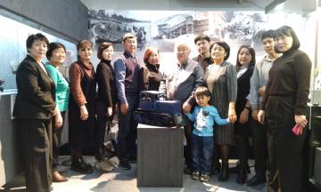 Макет трактора ДТ-54 передали в фонды Музея истории Бурятии