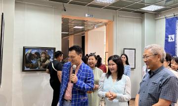 Состоялось открытие выставки  «Красивая страна Монголия»