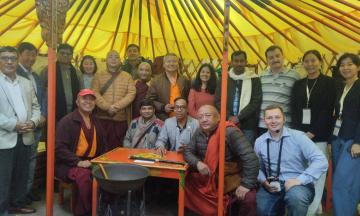 Великие ламы, ученые из разных стран посетили музей