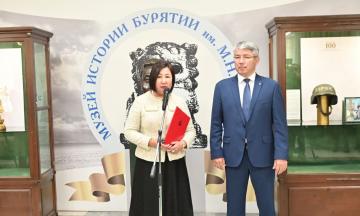 Поздравление Президента РФ Владимира Путина и Главы Республики Бурятия Алексея Цыденова со 100-летним юбилеем