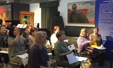 В музее состоялся семинар для руководителей школьных музеев.