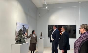 Министр труда и социальной защиты Антон Котяков посетил Национальный музей Бурятии