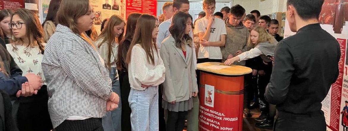 Передвижная выставка «Уроки истории. Великая Победа» в Тарбагатайском районе