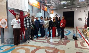 Участники практикума «Проектный компас» стали гостями Национального музея Республики Бурятия.