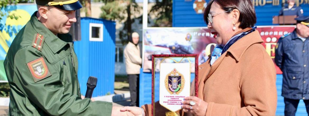 В Бурятии прошла торжественная церемония передачи вымпела