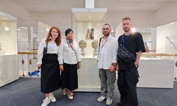 Музей истории Бурятии посетила Екатерина Черкес-заде